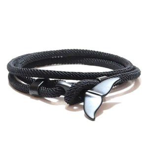 Hand Braided Whale Tail Adjustable Bracelet - A must have